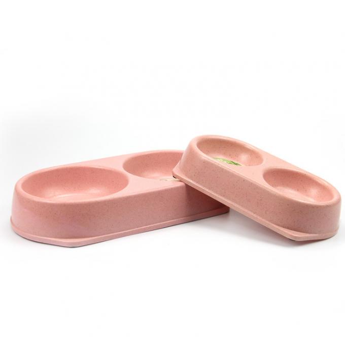 পেশাগতভাবে তৈরি রঙিন আকর্ষণীয় বাঁশের পোষা প্রাণী ফিডার বোল 1