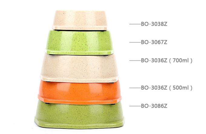 কুকুর এবং বিড়ালের খাদ্যের জন্য পরিবেশ বান্ধব বাঁশের পোষা প্রাণীর বাটি 0