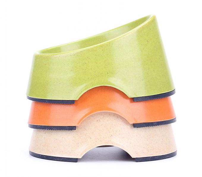 সেরা মূল্য বাঁশ বিড়াল & কুকুর পোষা প্রাণী খাওয়ানোর বাটি 3