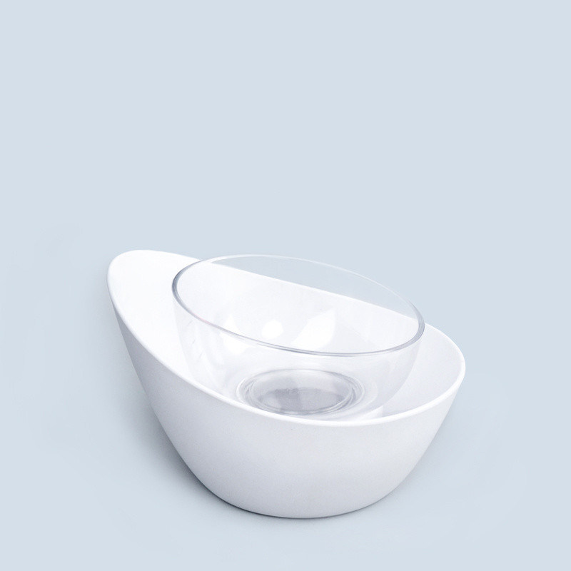 অগভীর বিড়ালের খাবারের বাটি এবং প্রশস্ত বিড়ালের থালা প্লাস নন-স্লিপ বিড়াল খাওয়ানোর বাটি