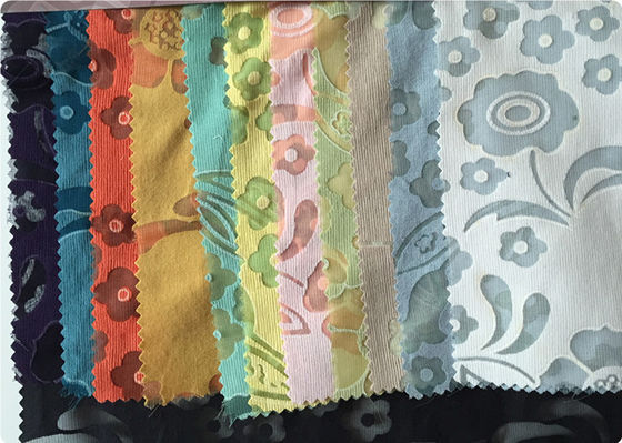 পোশাক / সোফা / শার্ট কাস্টম মুদ্রিত কাপড় ফুলের পোশাক কাপড়