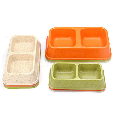 ডাবল এবং রঙিন বাঁশ Sublimation বড় বা বড় কুকুর পোষা প্রাণী খাদ্য & জল বাটি